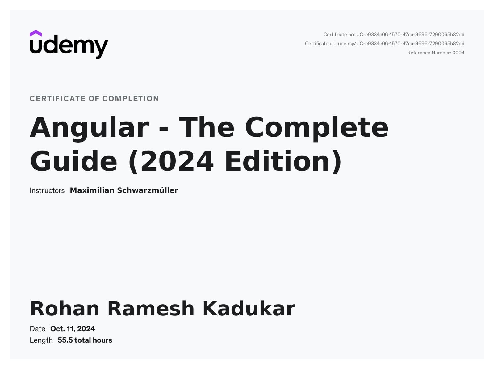 Angular - The Complete Guide (2024 Edition)